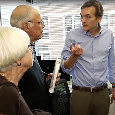 Steven McCarroll, PhD with Jutta & George Kohn